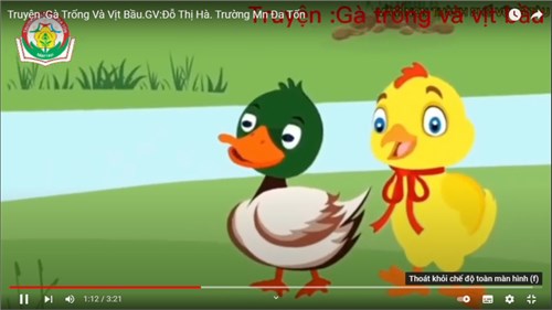 Truyện  Gà trống và Vịt Bầu  - Giáo viên: Đỗ Hà